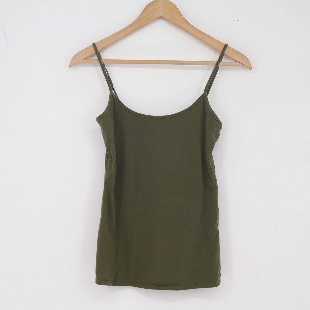 Old Navy Cami Womens S First-Layer Olive Green Adjustable Strap Excellent